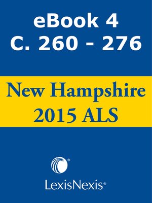 cover image of New Hampshire Advance Legislative Service